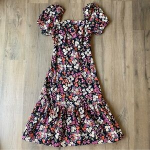Princess Highway | Dresses | Princess Highway Floral Puff Sleeve Maxi Dress  W Pockets | Poshmark